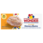 2 Wonder Glazed Honey Buns Packs
