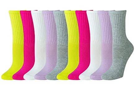 Amazon Essentials Women's Crew Socks