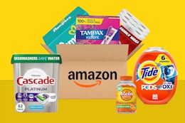 Stock Up on P&G Products for a $20 Amazon Credit (Tide, Bounty, and More) card image