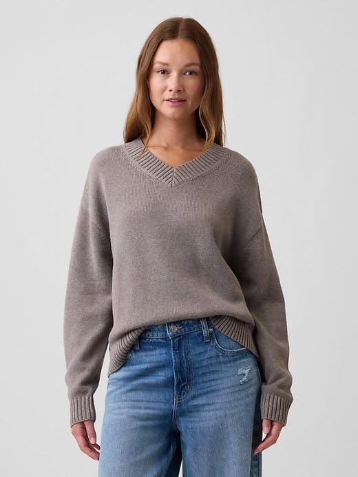 Gap Factory Oversized V-Neck Sweater