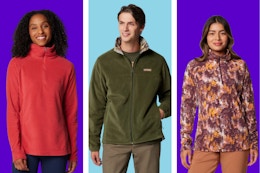 Columbia Adult Fleece Pullovers Are Just $19 (Reg. $45) card image