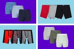 Men’s Boxer Brief 3-Packs, Starting at Only $6 at Walmart card image