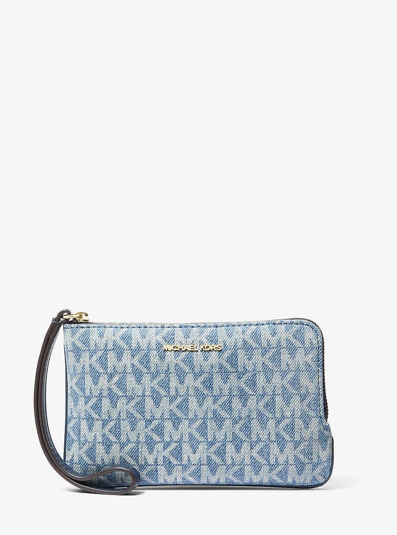 Michael Kors Denim Wristlet
