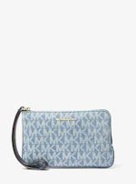 Michael Kors Denim Wristlet