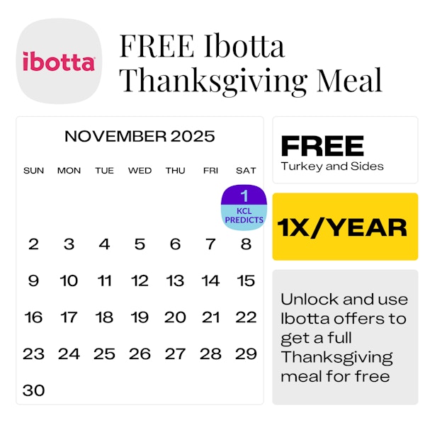 Free Ibotta Thanksgiving Meal — November 2025