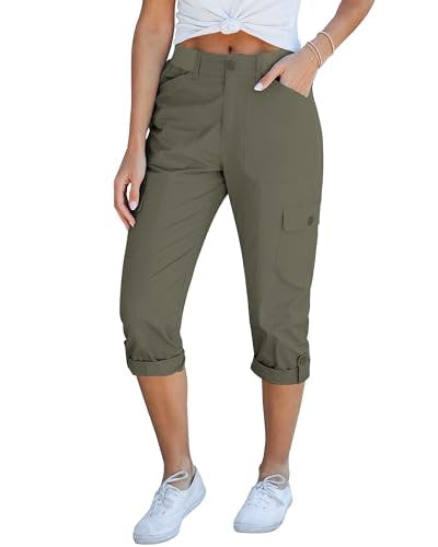 Women's Cropped Cargo Pants