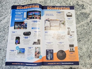 weekend doorbuster flyer from sams club