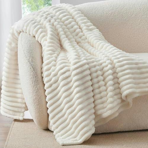BEDELITE Ribbed Fleece Throw
