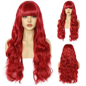 Long Red Cosplay Wig