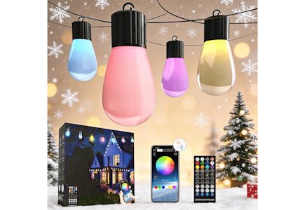 Smart Outdoor String Lights