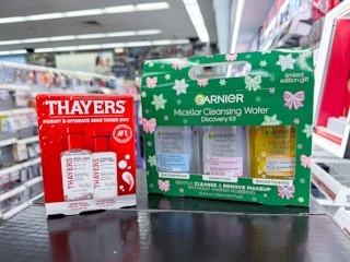 garnier and thayers gifts sets on walgreens shelf