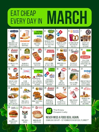 Food Deals March 2026