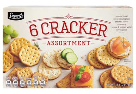 Savoritz 6-Cracker Assortment
