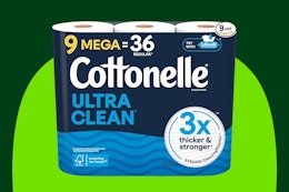 Cottonelle 9-Count Toilet Paper, as Low as $5.58 on Amazon card image