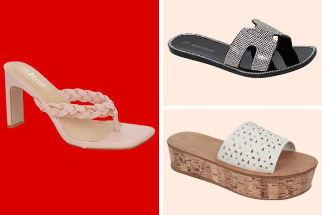 Women's Online Clearance Shoe Deals — Under $5 at Walmart card image