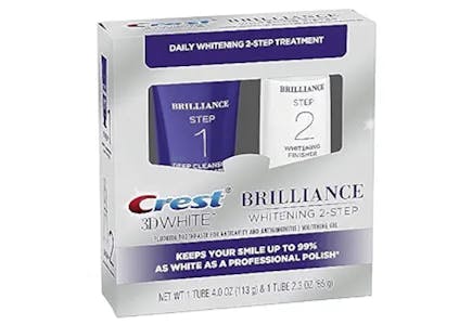 Crest 3D White Brilliance 2-Step Kit