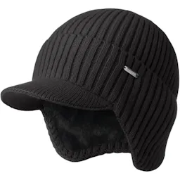 Adult Wool Fleece Lined Beanie