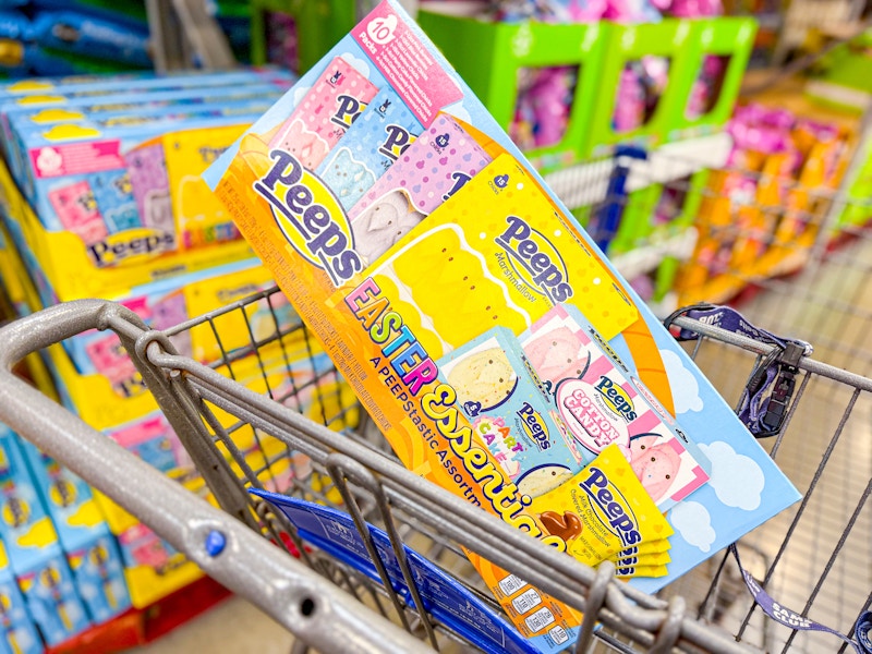 peeps variety pack in a cart