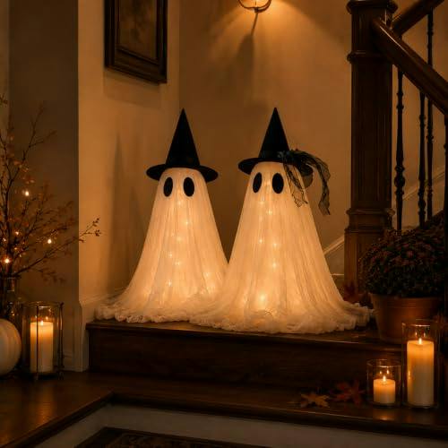Halloween Ghost Decor Set 2-Pack