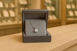 This $1,500 Real Diamond Necklace Is Just $80 Shipped card image