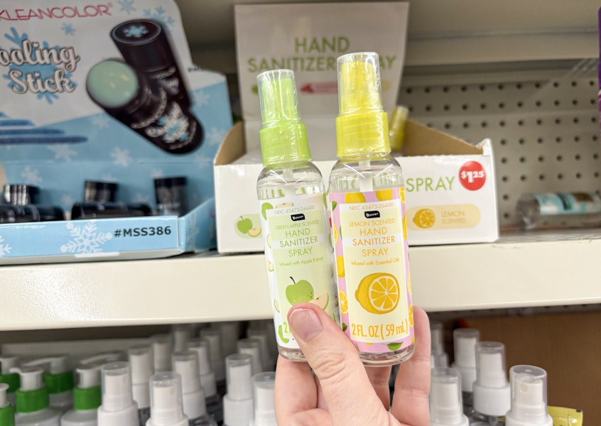 dollar tree b-pure hand sanitizer spray