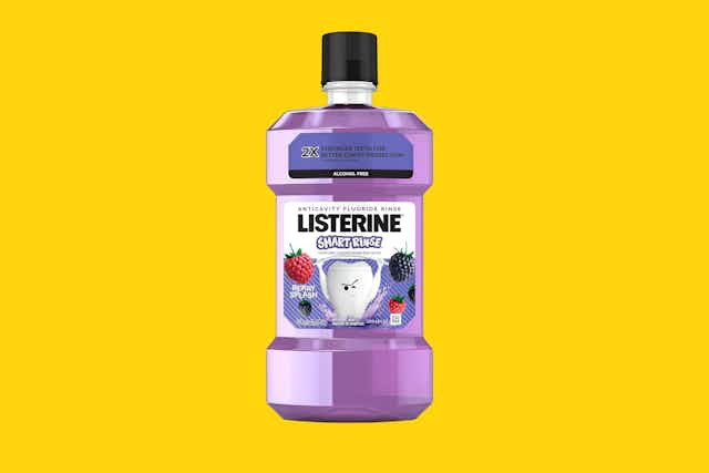 Listerine Kids' Mouthwash, as Low as $3.24 on Amazon card image