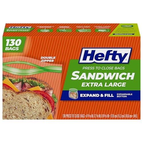 2 Hefty Sandwich Bag Boxes