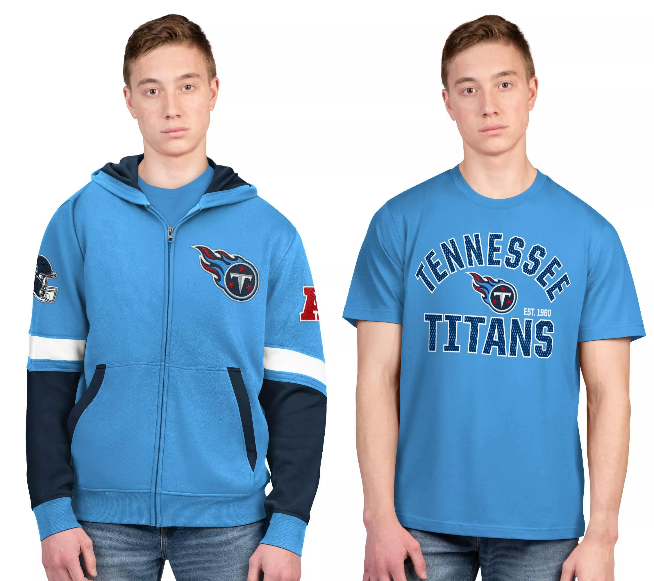 Adult NFL T-Shirt and Hoodie Combo