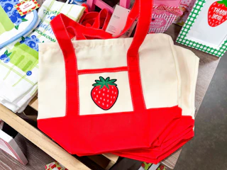 dollar general strawberry tote