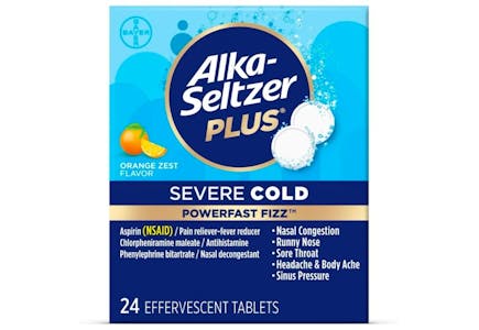 Alka-Seltzer Plus Cold Medicine