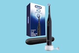 an electric toothbrush