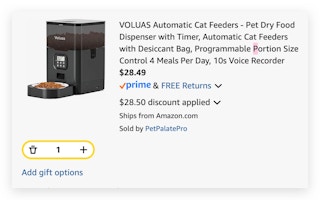 VOLUAS Automatic Cat Feeders