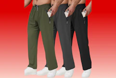 men's athletic pants on KCL template