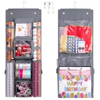 Hanging Gift Wrap Organizer