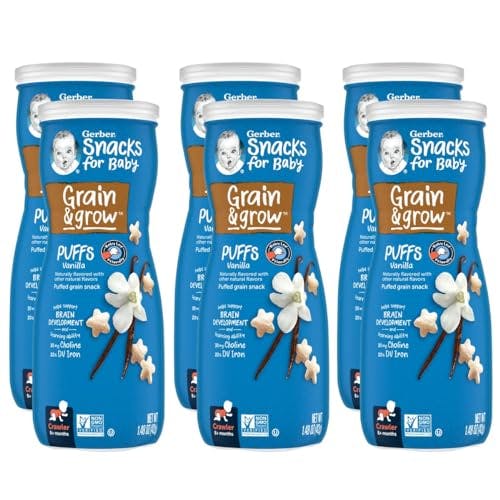 Gerber Vanilla Puffs 6-Pack