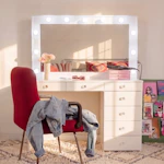 Lighted Makeup Vanity Desk
