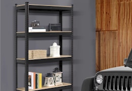 Heavy-Duty 5-Tier Steel Storage Shelves, Just $39 at Walmart card image