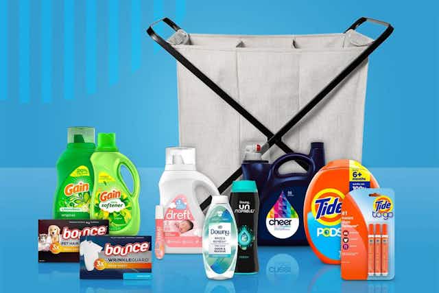 Here's How to Score P&G Coupons and Enter to Win Free Laundry Bundle card image