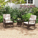 Costway 3-Piece Rocking Bistro Set