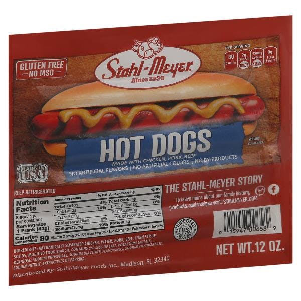 2 Stahl-Meyer Hot Dog Packs