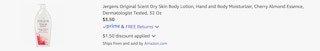 Amazon Jergens Dry Skin Body Lotion 2025 2