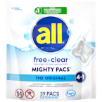 all® free clear Mighty Pacs®