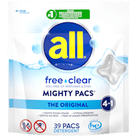 all® free clear Mighty Pacs®