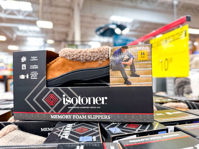 mens isotoner slippers