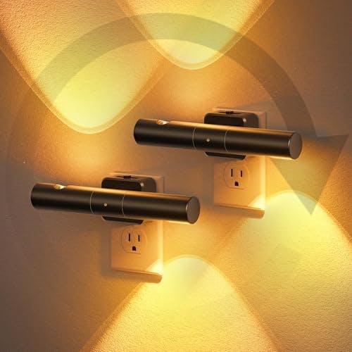 LED Amber Night Light 2-Pack