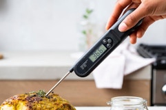 a digital meat thermometer