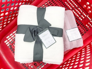 towels in Target shopping cart