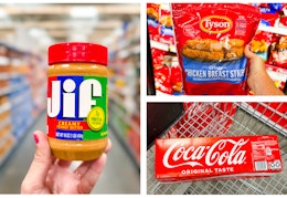BOGO Free Grocery Deals: Save 50% on Soda, Chicken, Peanut Butter, and More card image