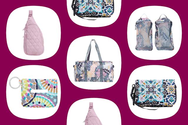 Vera Bradley at Shop Premium Outlets: $26 Crossbody, $31 Tote, and More card image