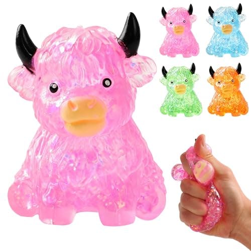 Glitter Highland Cow Squishies